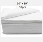 Disposable Face Tissues, 90pcs, 60GSM, Size 10" x 10"