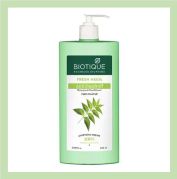 Biotique Fresh Neem Anti Dandruff Shampoo & Conditioner 650 ml